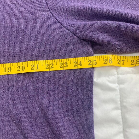 Ralph Lauren Polo Men's 1/3 Zip Cotton Sweater – Purple – XXL - Picture 14 of 15